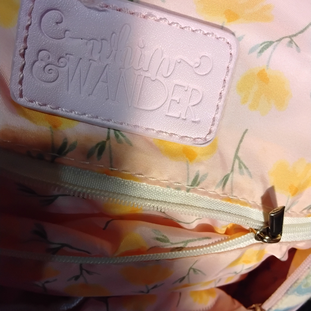 Wander Floral Baby Bag - Pink and Yellow